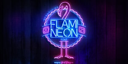 Flami City Font Poster 1