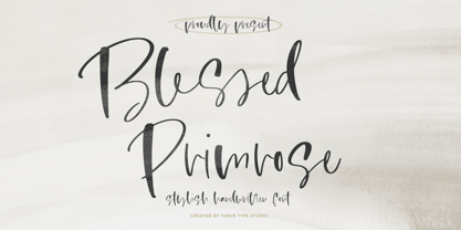Blessed Primrose Font Poster 1