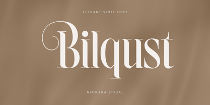 Bilqust Font Poster 1