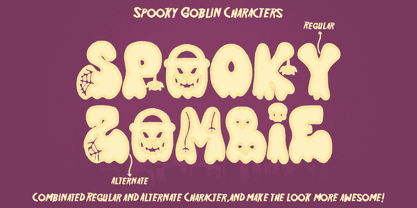 Spooky Treat Font Poster 8