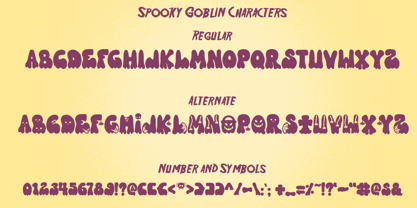 Spooky Treat Font Poster 12