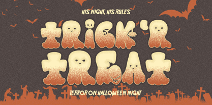 Spooky Treat Font Poster 6