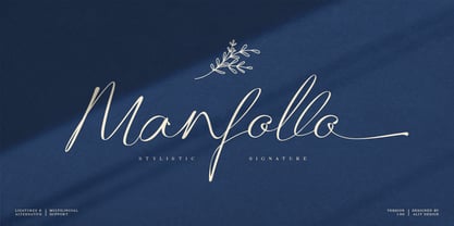 Manfollo Font Poster 1