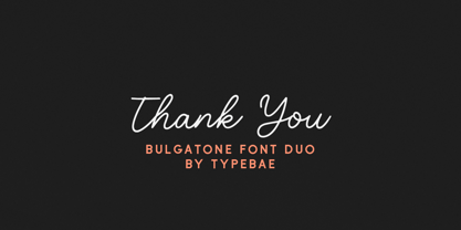 Bulgatone Font Poster 8