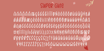 Super Cute Font Poster 4