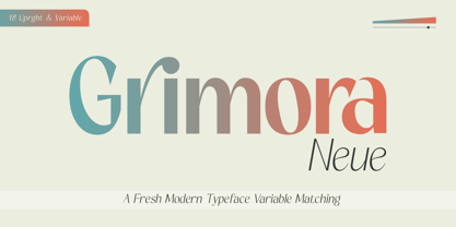 Grimora Neue Font Poster 1