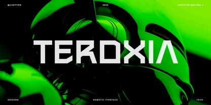 Teroxia Pro Font Poster 1