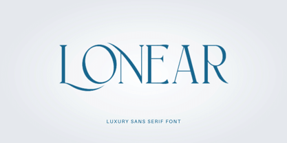 Lonear Font Poster 1