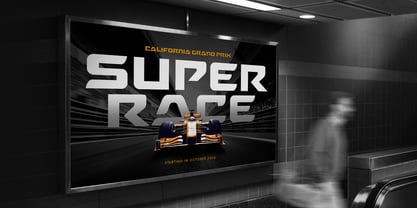 Race Font Poster 5