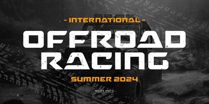 Race Font Poster 3