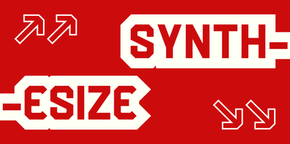 Synth2 Font Poster 2