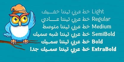 Tinta Arabic Font Poster 3