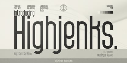 Highjenks Font Poster 1