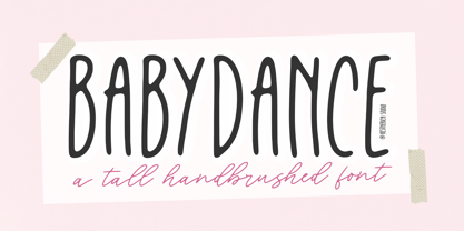 Babydance Font Poster 1