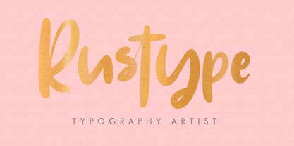 Ruthyne Font Poster 4