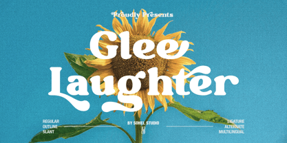 Glee Laughter Font Poster 1