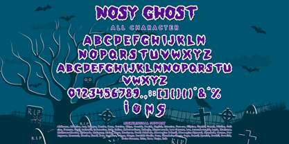 Side Of Monster Font Poster 8