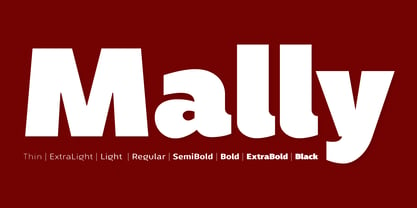 Mally Font Poster 14