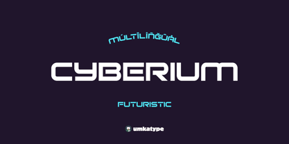 Cyberium Font Poster 13