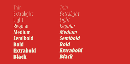 Avanti Variable Font Poster 9