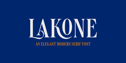Lakone Font Poster 1