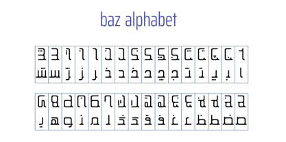 Baz Font Poster 7