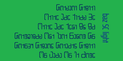 Baz Font Poster 5