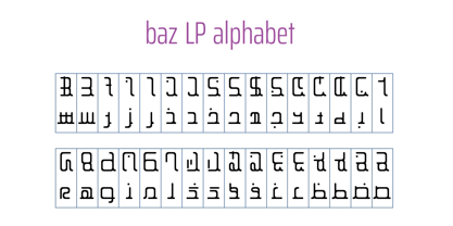 Baz Font Poster 8