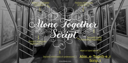 Alone Together Script Fuente Póster 3
