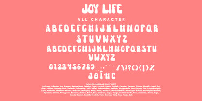 Joy Life Font Poster 7
