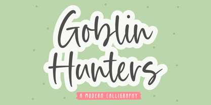 Goblin Hunters Font Poster 1