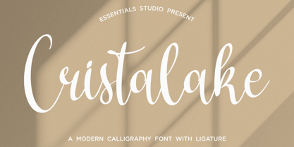 Cristalake Font Poster 1