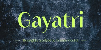 Gayatri Font Poster 1