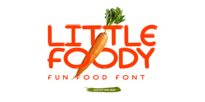 Little Foody Font Poster 1