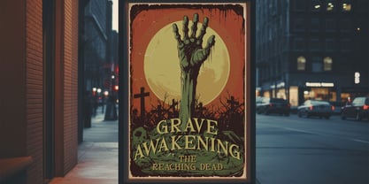 Graveyard Wind Font Poster 5