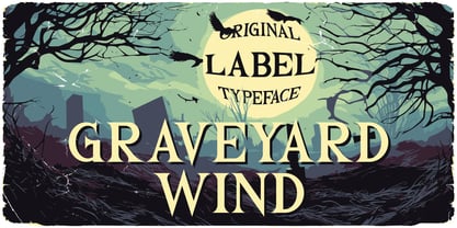 Graveyard Wind Font Poster 1