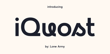 Iquost Font Poster 1