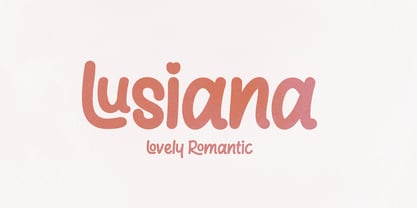Lusiana Font Poster 1