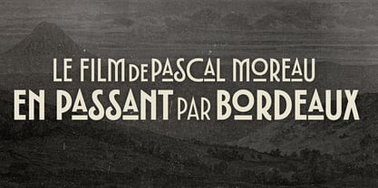 TT Modernoir Font Poster 8