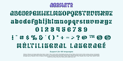 Agemate Font Poster 10