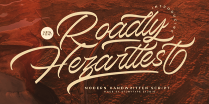 Roadly Hezarttest Font Poster 1