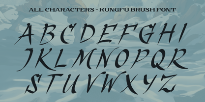 Kungfu Brush Font Poster 9