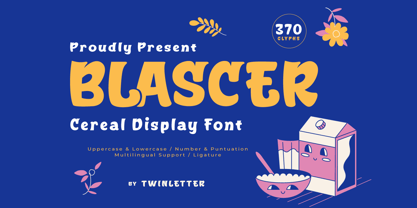 Blascer Font Poster 1