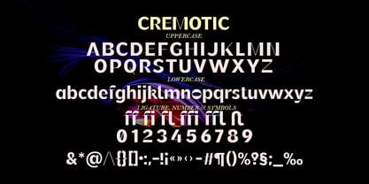 Cremotic Font Poster 10
