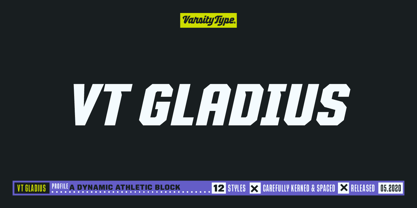 VTF Gladius Font Poster 1