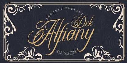 Alfiany Dek Font Poster 1