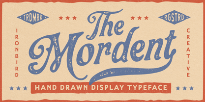 The Mordent Font Poster 1