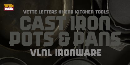 VLNL Ironware Fuente Póster 7