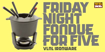 VLNL Ironware Fuente Póster 8