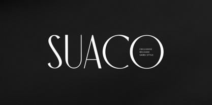 Suaco Font Poster 1